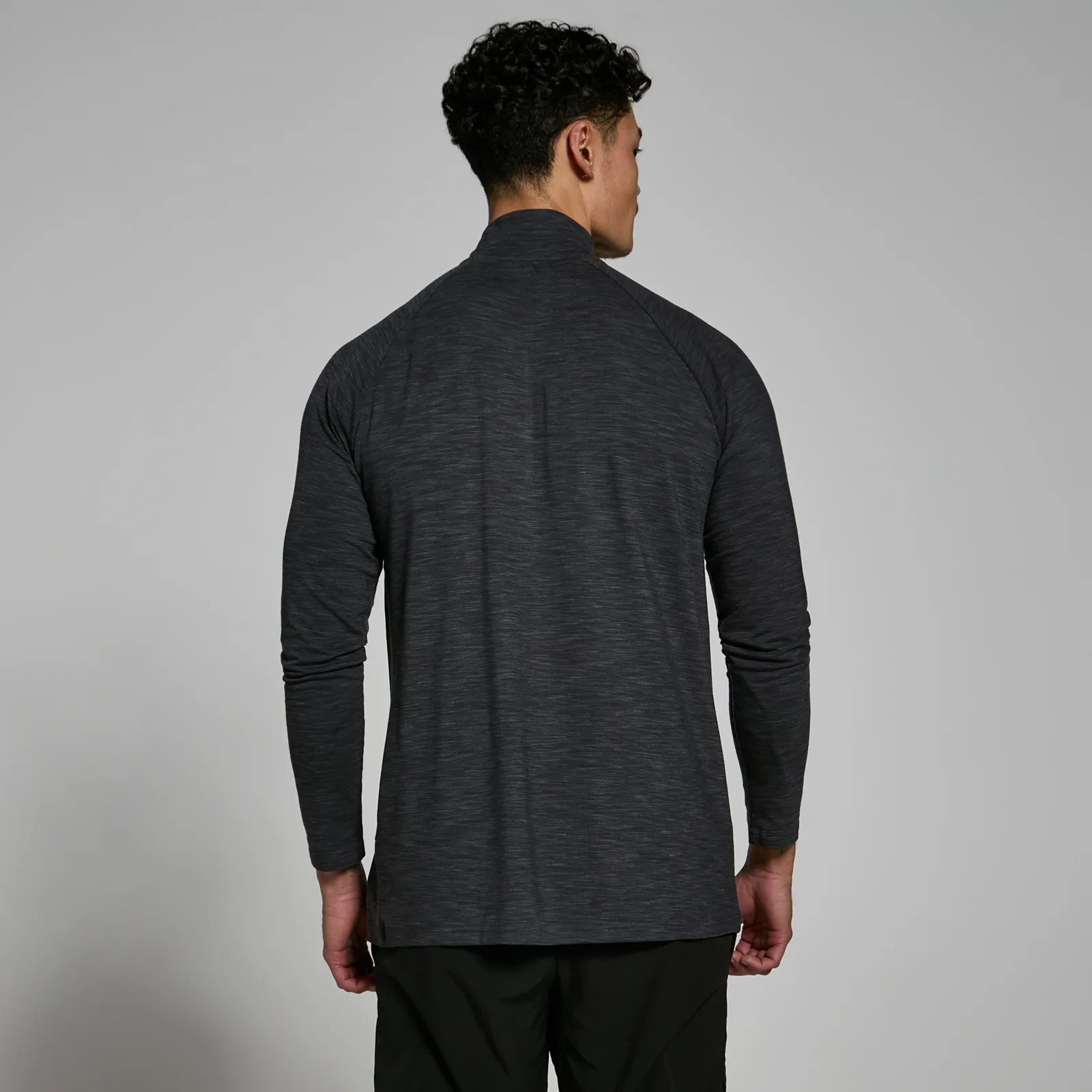 MP Men's Performance 1/4 Zip - Charcoal Marl - S Image 2
