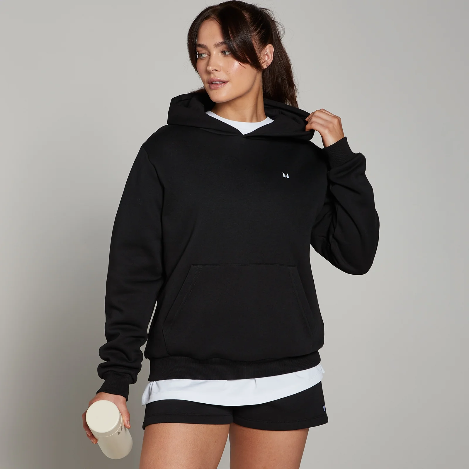 MP Women's Basics Regular Fit Hoodie - Black - XXL Image 1