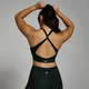 MP Women's Power Cross Back Sports Bra - Black