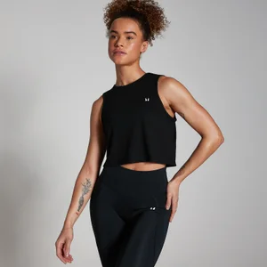 MP Women's Training Cropped Vest - Black - Size XXS
