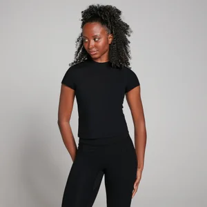 MP Women's Tempo Body Fit Short Sleeve T-Shirt - Black - Size XXS