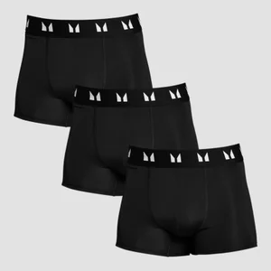 MP Men's Technical Boxers (3 Pack) - Black - Size XXS