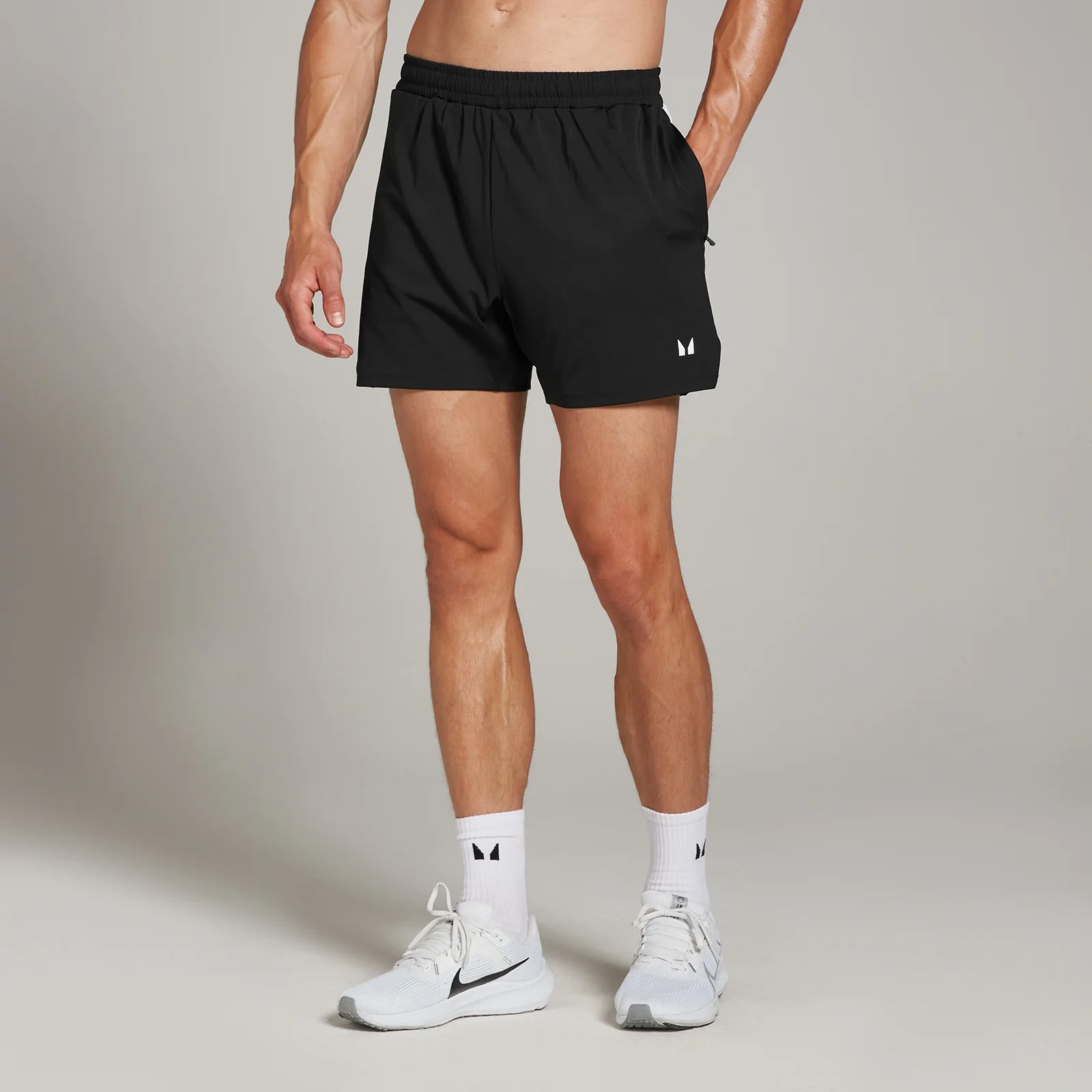 MP Men's Tempo Panel 5" Shorts - Black - XL Image 1