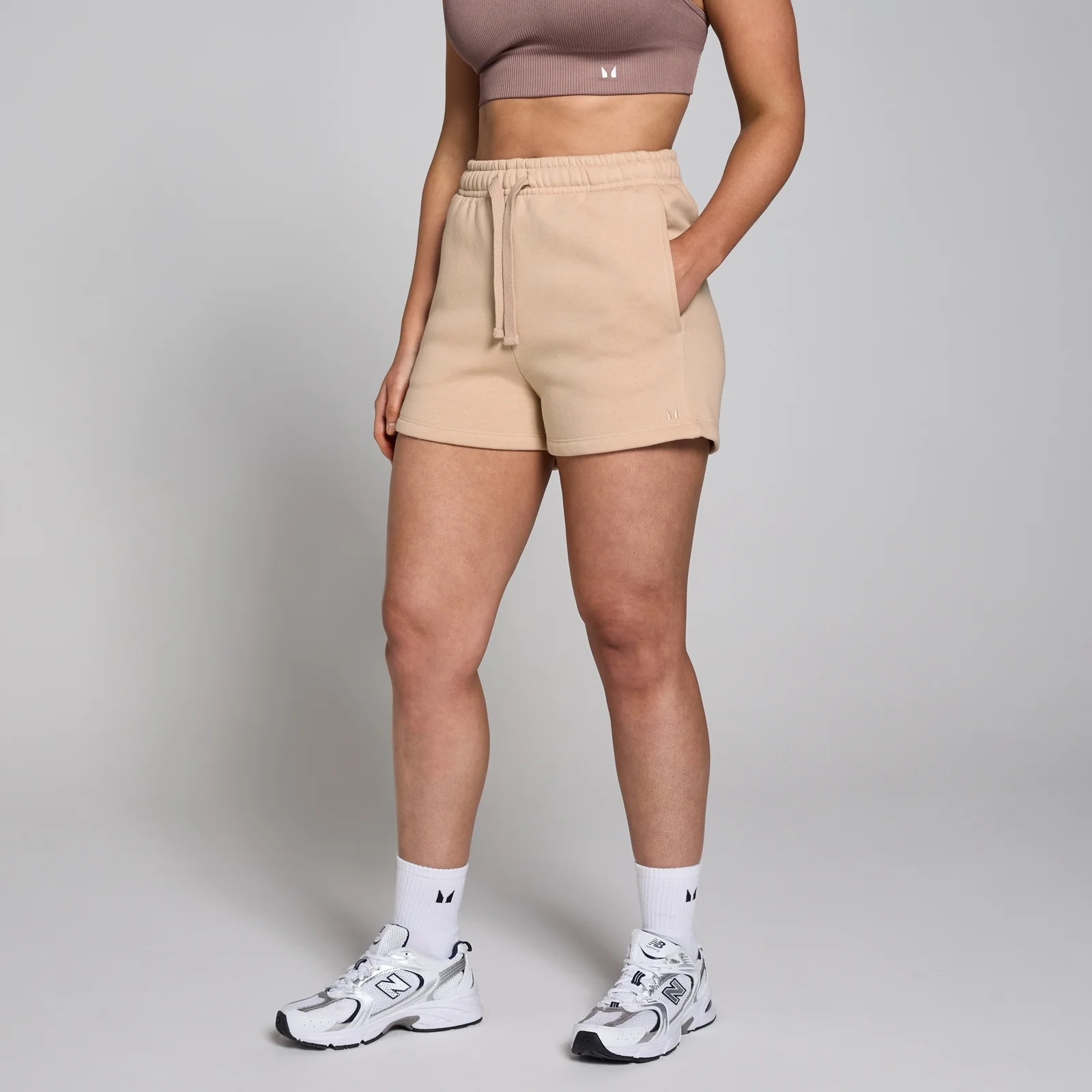 MP Women's Tempo Sweatshorts - Cream - M Image 1
