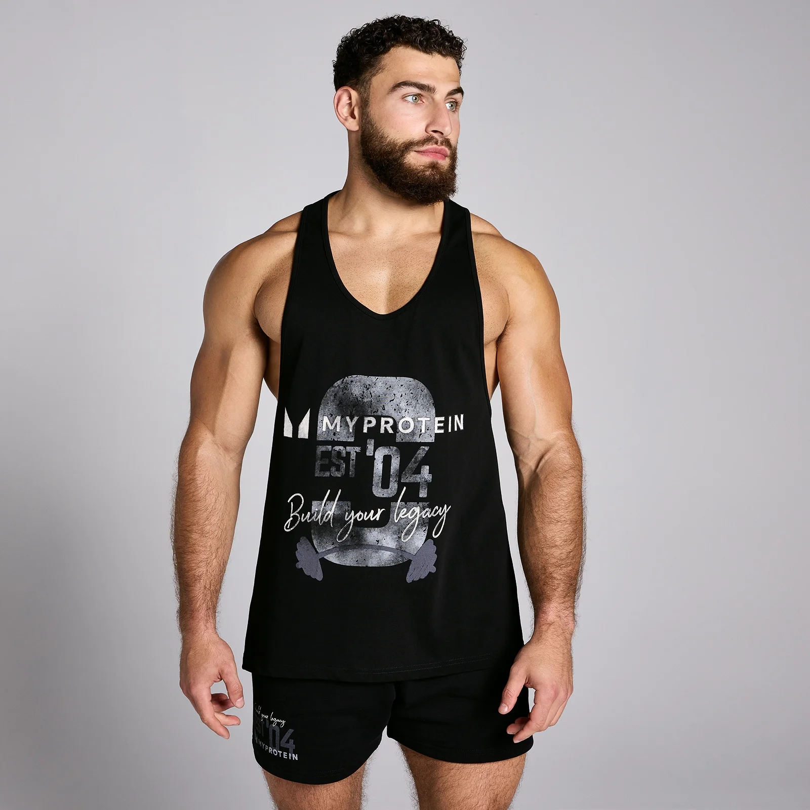 MP Men's Origin Graphic Stringer - Black - XXXL Image 1