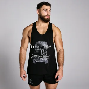 MP Men's Origin Graphic Stringer - Black - Size XXXL