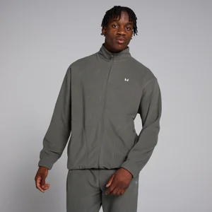 MP Men's Zip Through Fleece - Gun Metal - Size XS