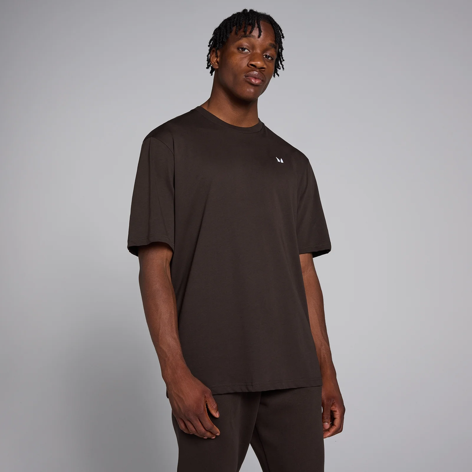 MP Men's Rest Day Oversized T-Shirt - Coffee - S Image 1