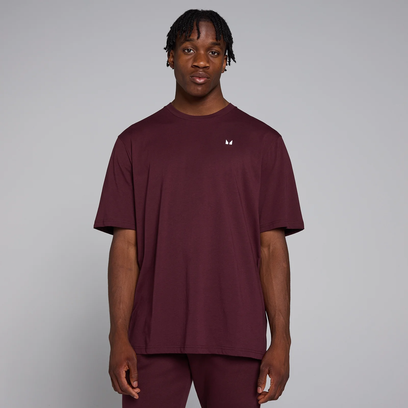 MP Men's Rest Day Oversized T-Shirt - Deep Berry - XS Image 1