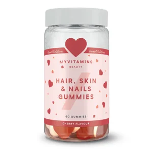 Hair, Skin & Nails Gummies - Double-Layered Heart Edition - Flavour Cherry