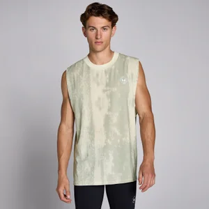 MP Men's Tempo Dropped Arm Hole Tank - Barley Green - Size XS