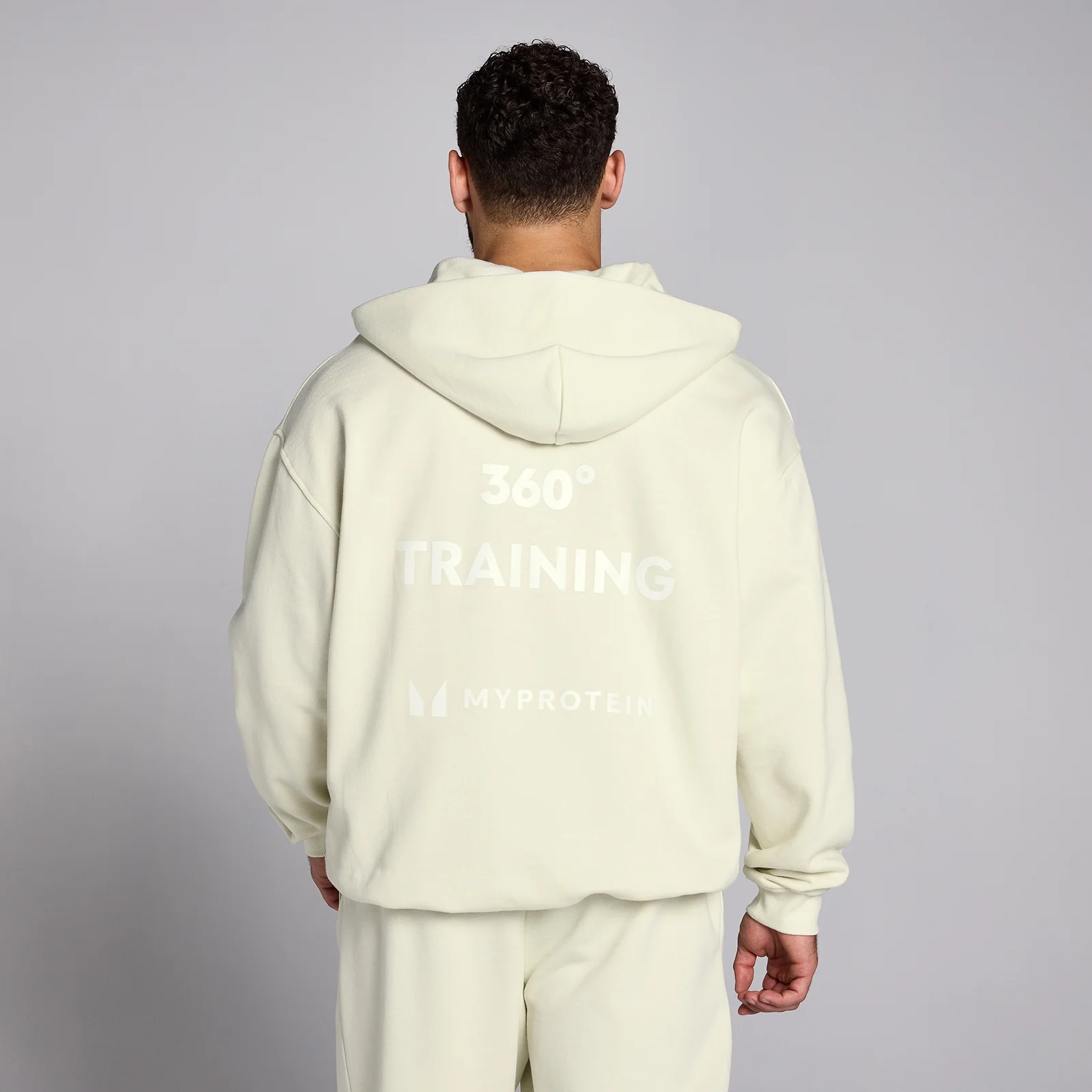 MP Men's Tempo 1/4 Zip Hoodie - Barley Green - L Image 1