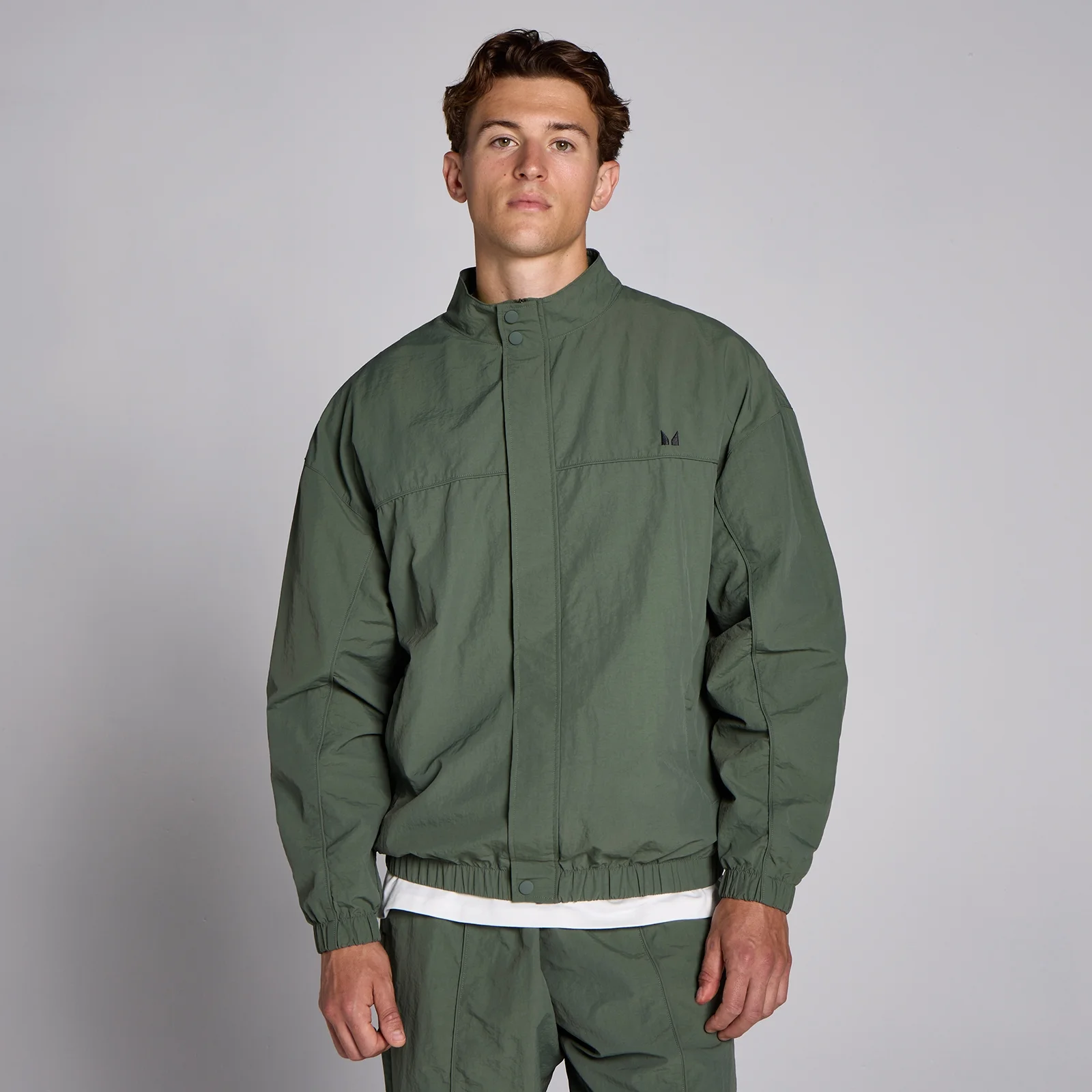 MP Men's Track Jacket - Thyme - XXL Image 1