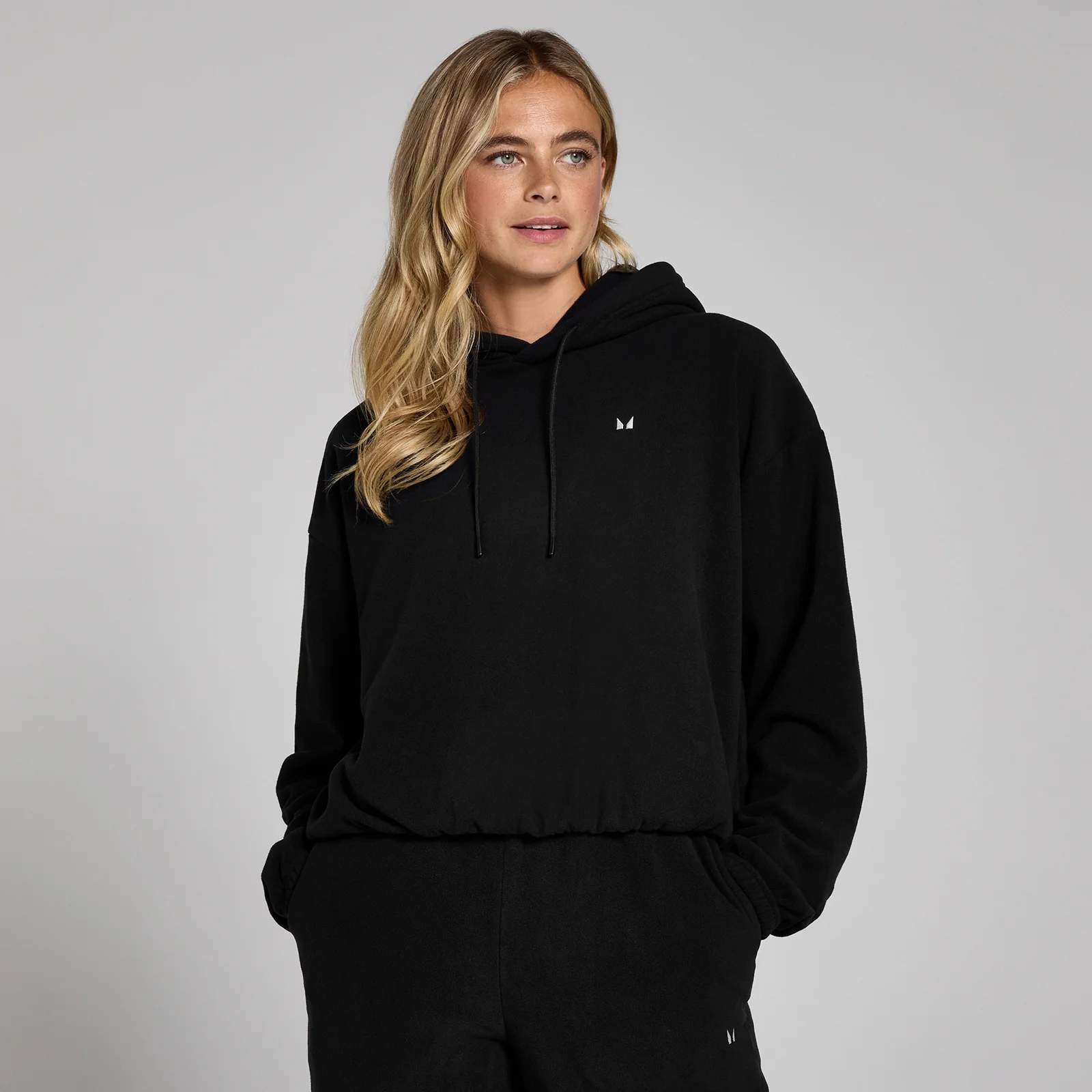 MP Women's Fleece Hoodie - Black - S Image 1