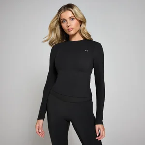 MP Women's Tempo Good Body Fit Long Sleeve Top - Black - Size S