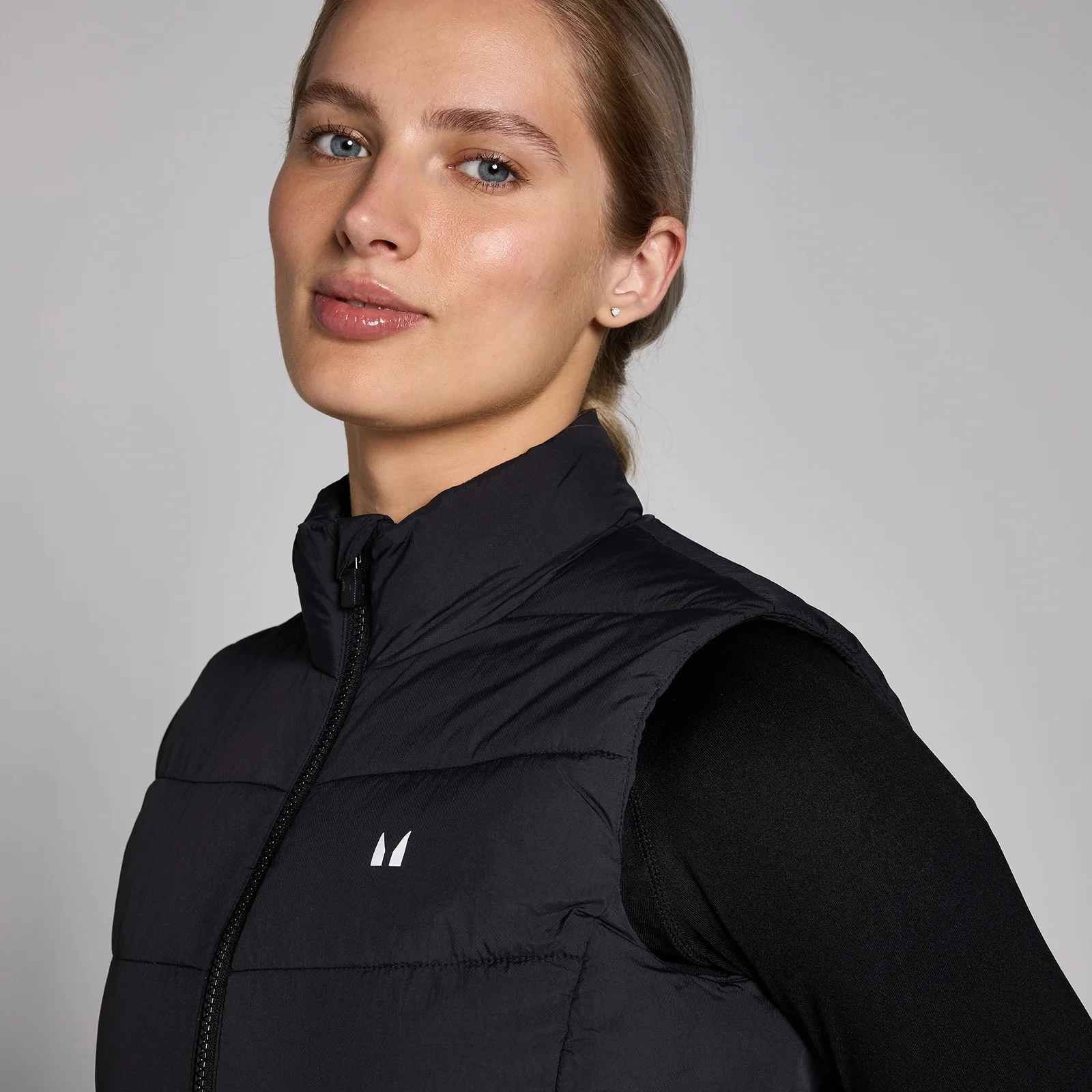 MP Women's Lightweight Puffer Gilet - Black - M Image 5