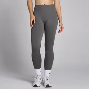 MP Women's Waffle Seamless Leggings - Gun Metal - Size XL