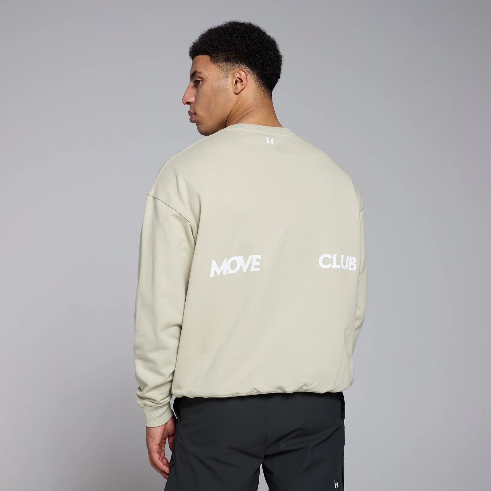 MP Men's Tempo Oversized Graphic Sweatshirt - Salt Grey - XXL Image 1