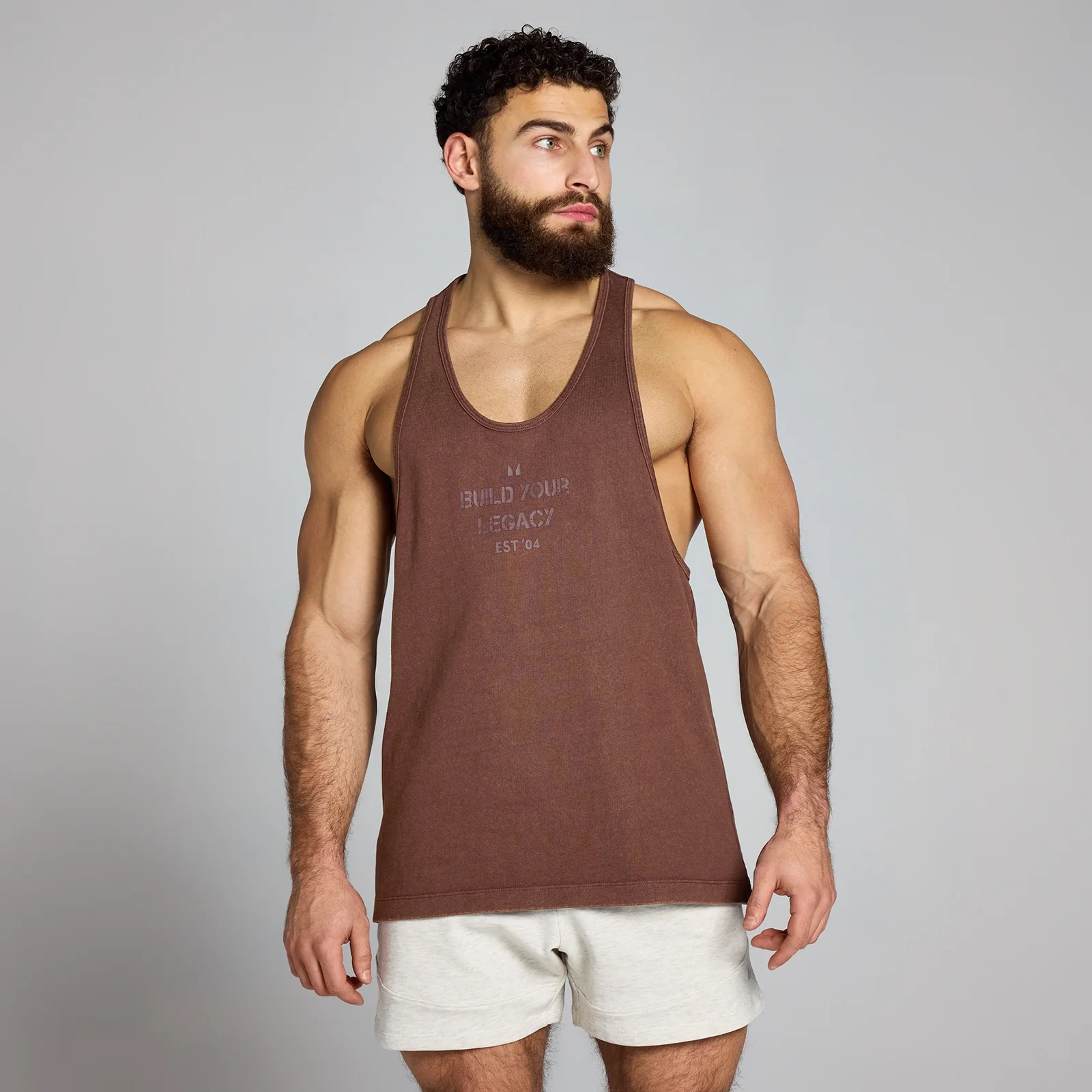 MP Men's Origin Washed Graphic Stringer - Penny - XS Image 1