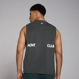 MP Men's Tempo Graphic Oversized Tank - Washed Black - Size XS