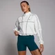 MP Women's Tempo Cropped Contrast Stitch Windbreaker - White