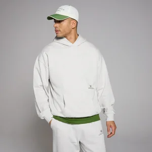 MP Retro Oversized Hoodie - Grey Marl - Size S-M