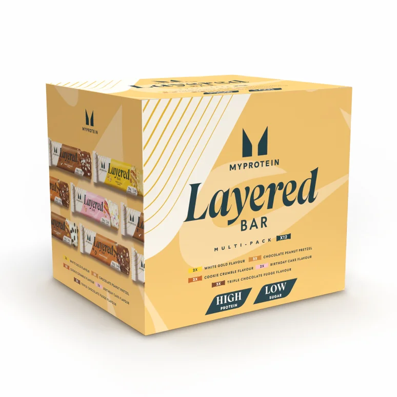 Layered Protein Bar - 12servings - Variety