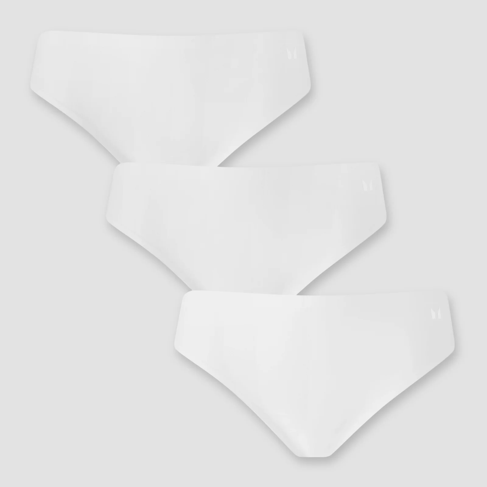 MP Women's Mid Rise No VPL Bikini Brief (3 Pack) - White - S Image 1
