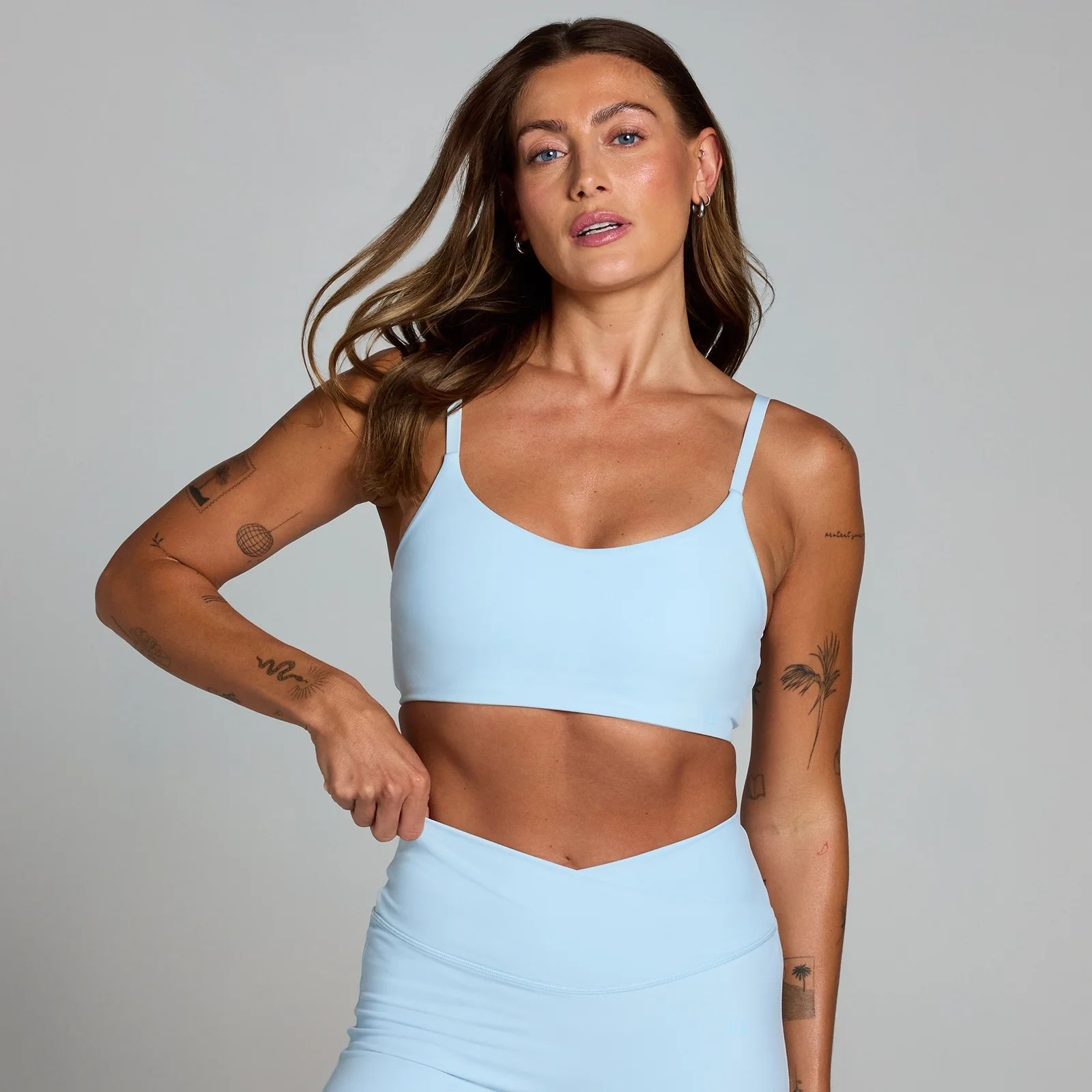 MP Women's Tempo Sports Bra - Baby Blue - XXL Image 1
