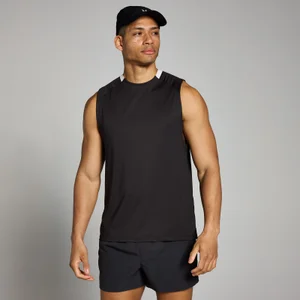 MP Men's Tempo Gridded Tank - Washed Black - Size XS