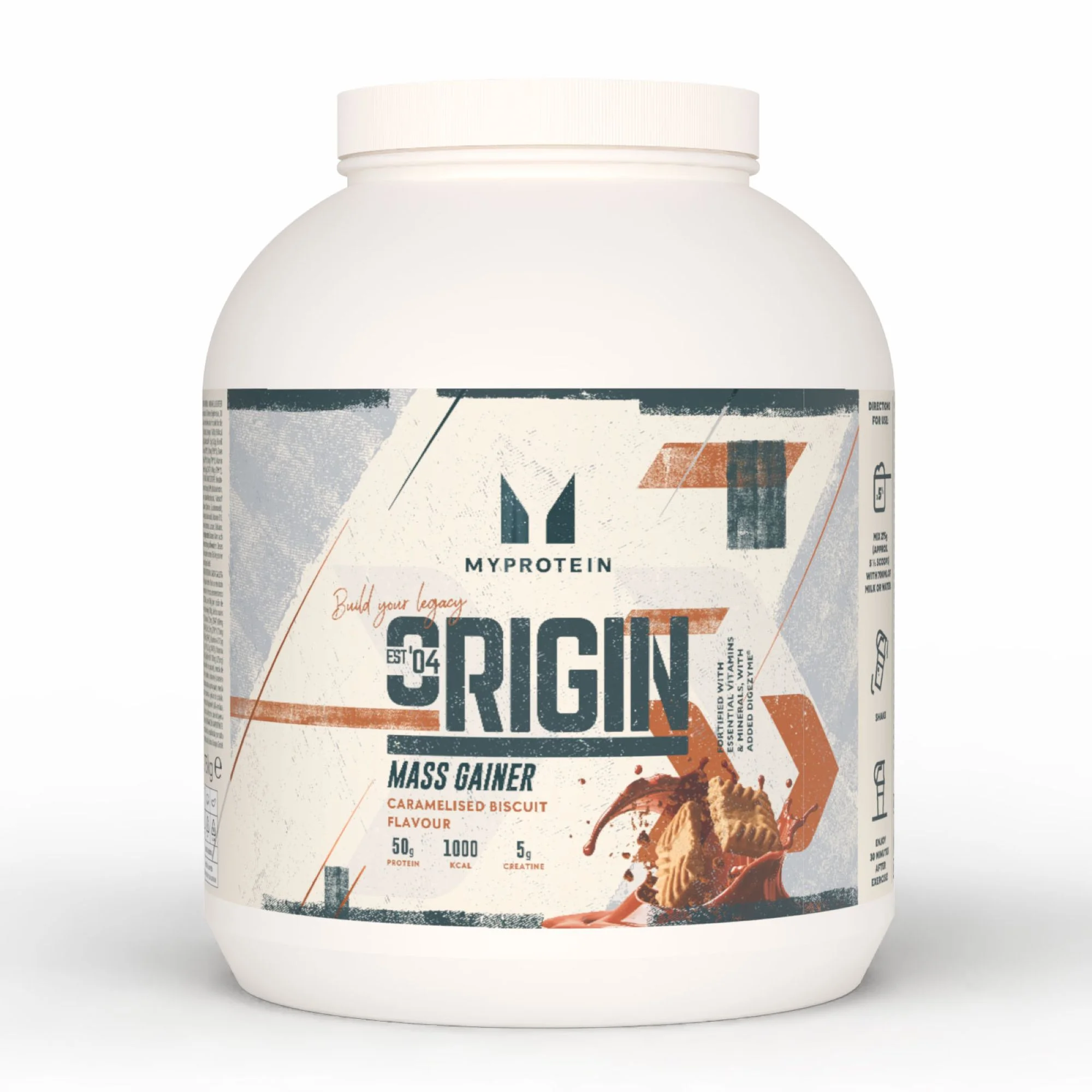 Origin Mass Gainer - 2.74KG - 10servings - Caramelised Biscuit Image 1