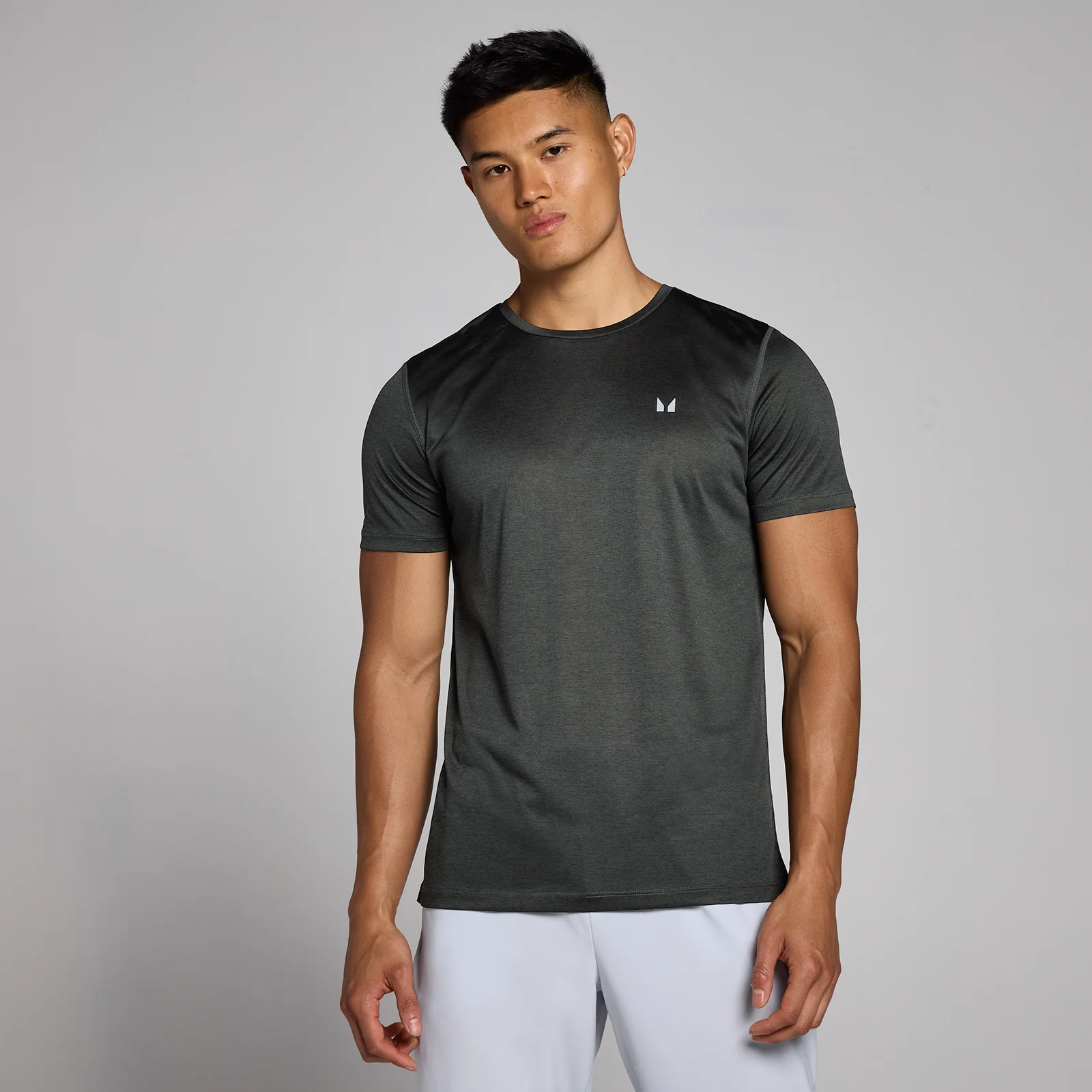 MP Men's Tempo Marl T-Shirt - Washed Black - L Image 1