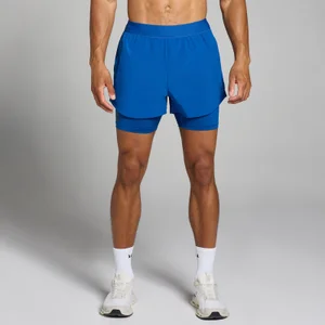 MP Men's Tempo 2 in 1 Shorts - True Blue - Size XXL