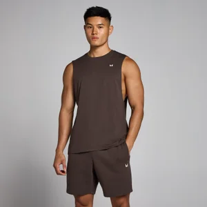 MP Men's Rest Day Drop Armhole Tank - Chocolate - Size XS