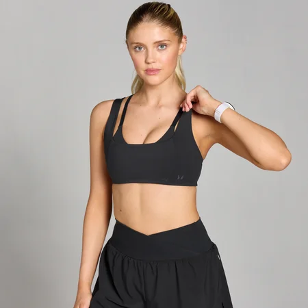 MP Women's Tempo Double Layer Sports Bra - Black
