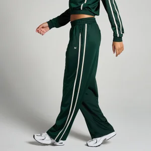 MP Women's Tricot Track Straight Leg Joggers - Dark Emerald - Size XS