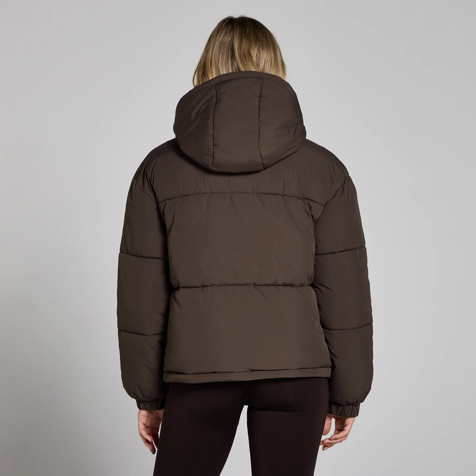 MP Women's Short Padded Puffer Jacket - Chocolate - XXL Image 2