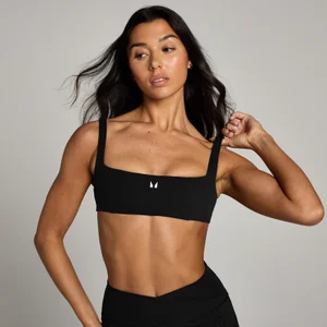 MP Women's Studio Open Back Sports Bra - Black - Size L