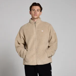 MP Men's Borg Full Zip -Oat - Size XS