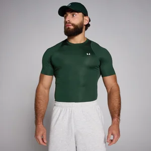 MP Men's Training Short Sleeve Baselayer - Dark Emerald - Size XS