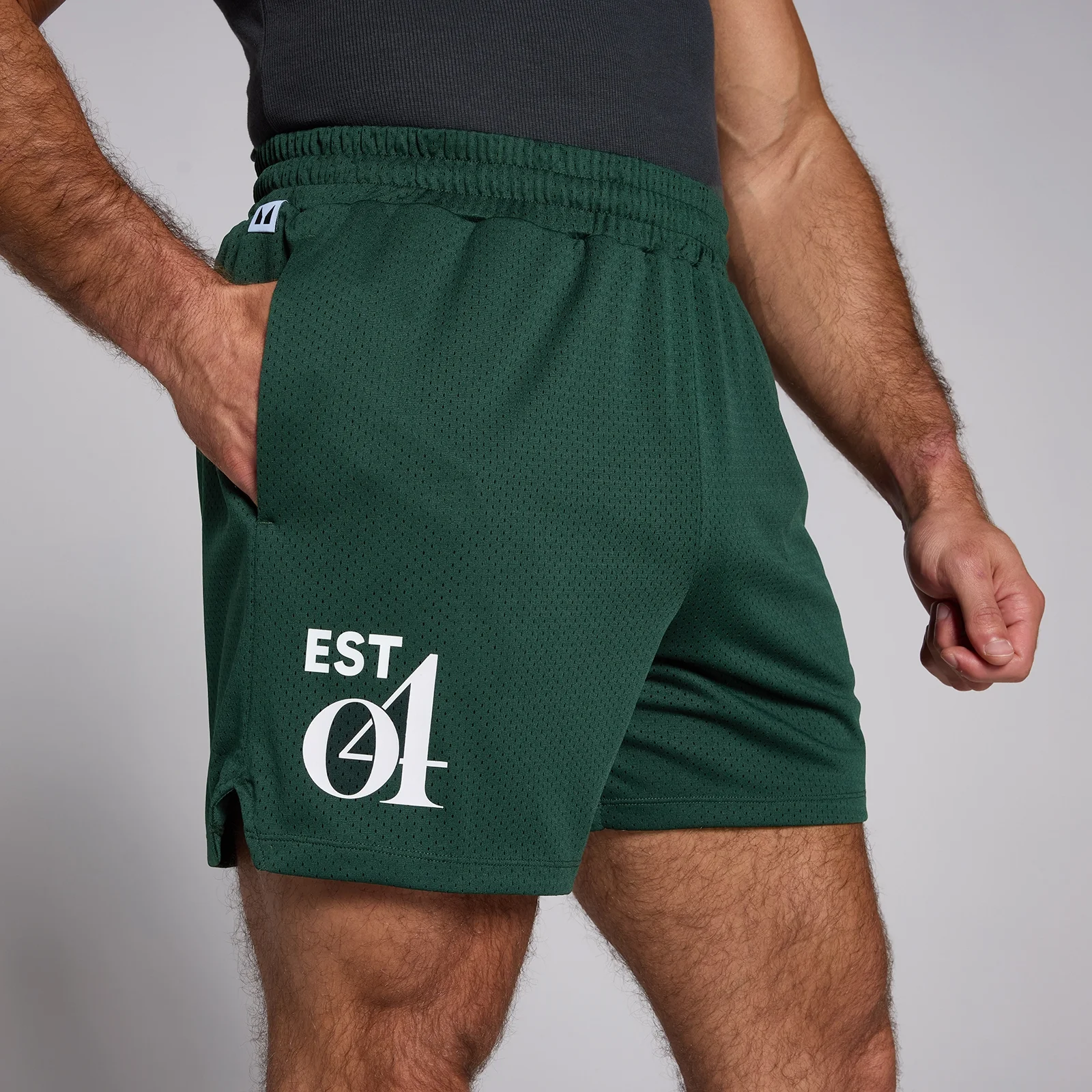 MP Men's Mesh Shorts - Dark Emerald - L Image 1