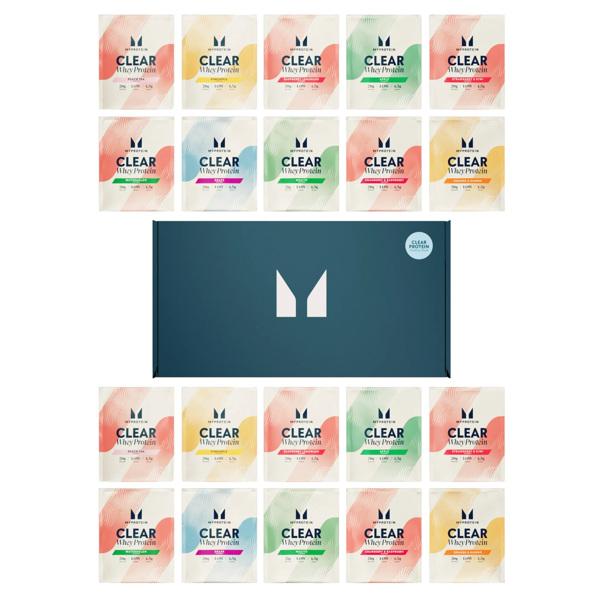 Clear Protein Variety Pack (20 Servings) - 20servings Image 1