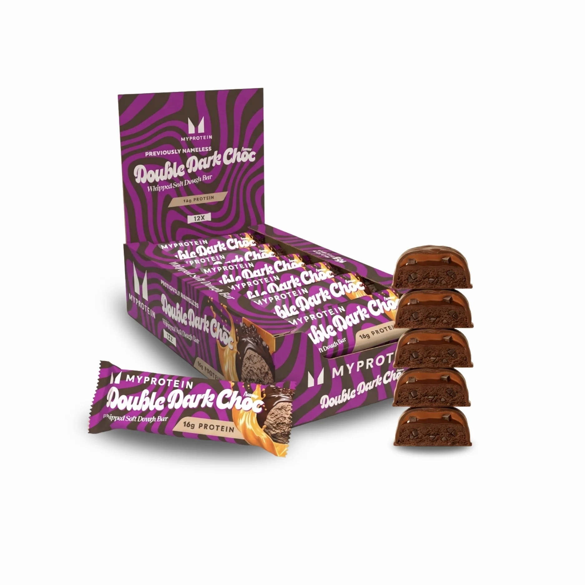 Soft Protein Bar - 12Bars - Double Dark Choc Image 1