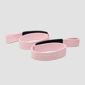 Myprotein Silicone Gripped Lifting Straps - Blush - Colour Blush