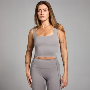 MP Women's Active Square Neck Vest - Cool Grey - Size XL