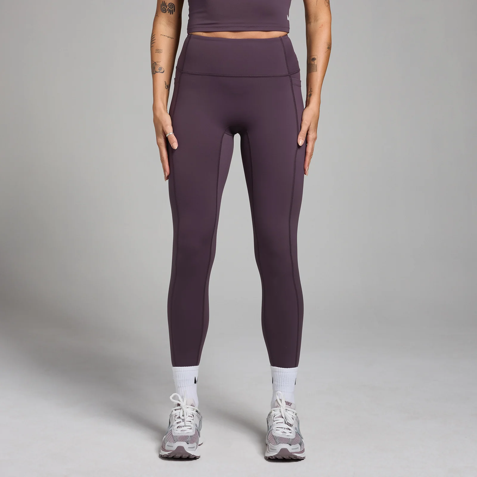 MP Women's Active Pocket Leggings - Deep Purple - XS Image 1