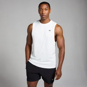 MP Men's Active Grid Training Tank Top - White - Size XS