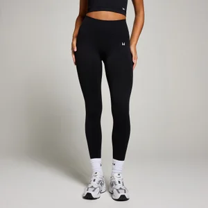 MP Women's Invisible Scrunch Seamless Leggings - Black - Size XS
