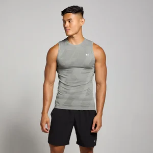 MP Men's Tempo Pillar Graphic Seamless Tank - Storm - Size L