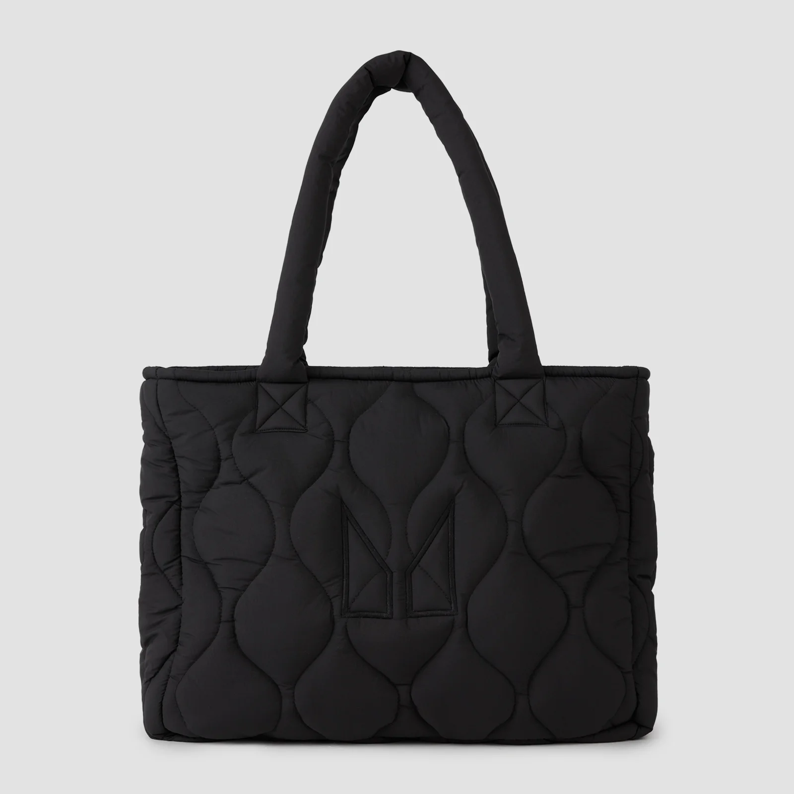 MP Quilted Padded Tote Bag - Black Image 1